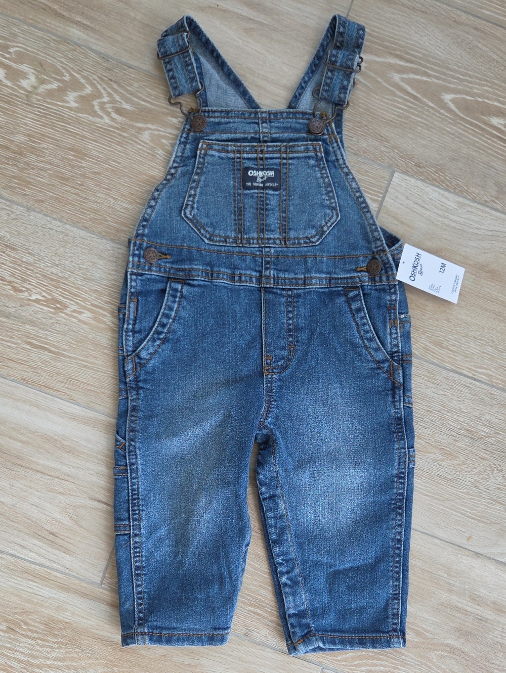 OshKosh B'gosh Toddler Denim Overalls in Blue